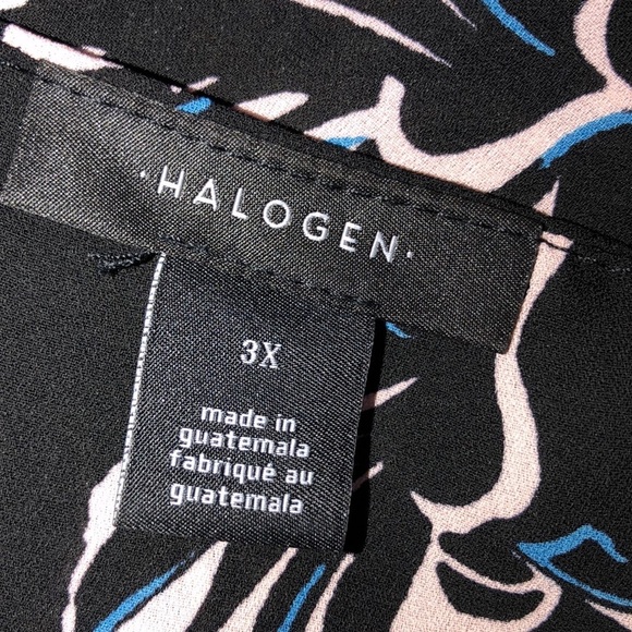 Halogen 3X floral top - Picture 4 of 7